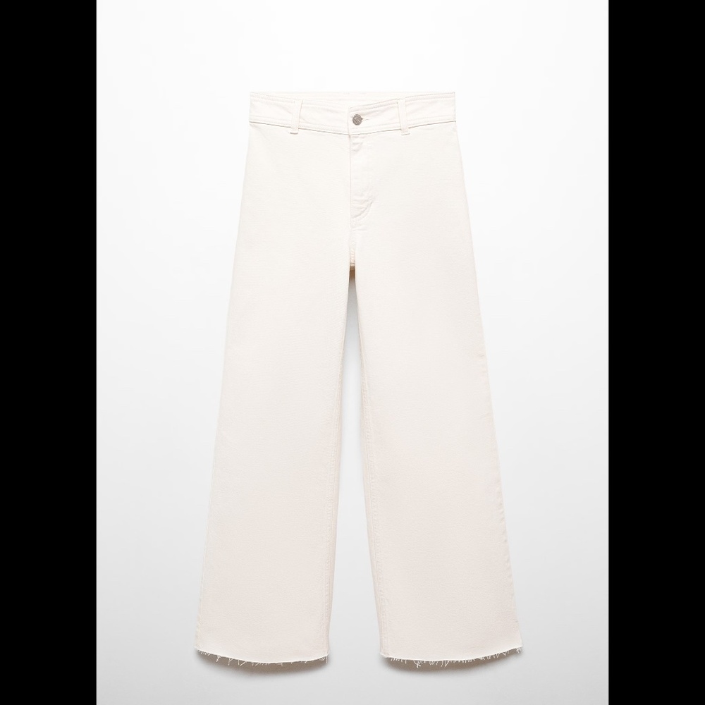 Mango “Catherine” Off White Jeans